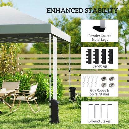 9.6 x 9.6 ft Pop Up Canopy Tent, UPF 50+, With Pockets, Sandbags, Wheeled Bag Pop Up Canopies at Gallery Canada