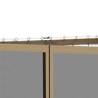 Replacement Mosquito Netting for Gazebo 10' x 10', Khaki, Black Gazebo Sidewalls at Gallery Canada
