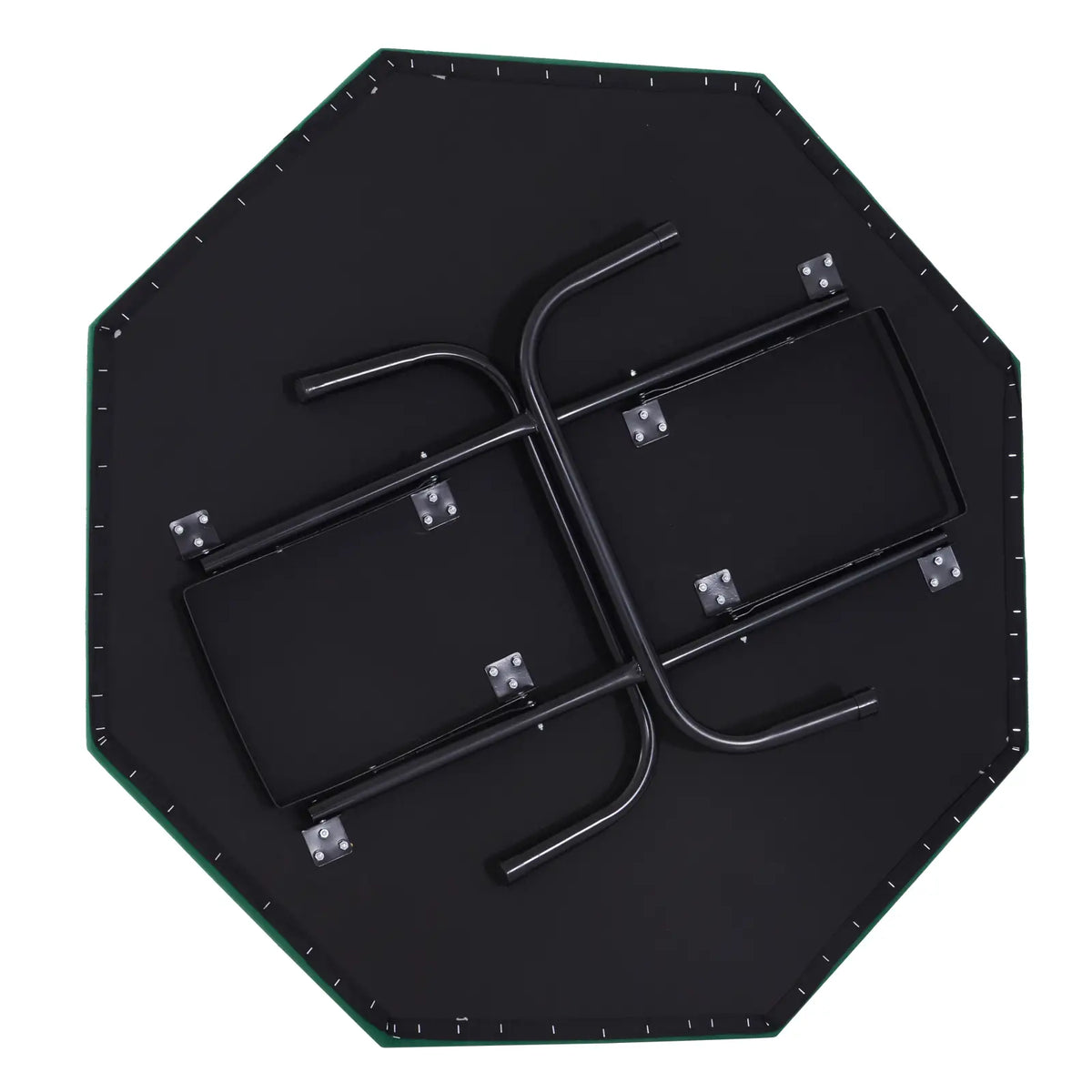 47" Folding Poker Table, Octagon Blackjack Table for 8, Green Game Tables at Gallery Canada