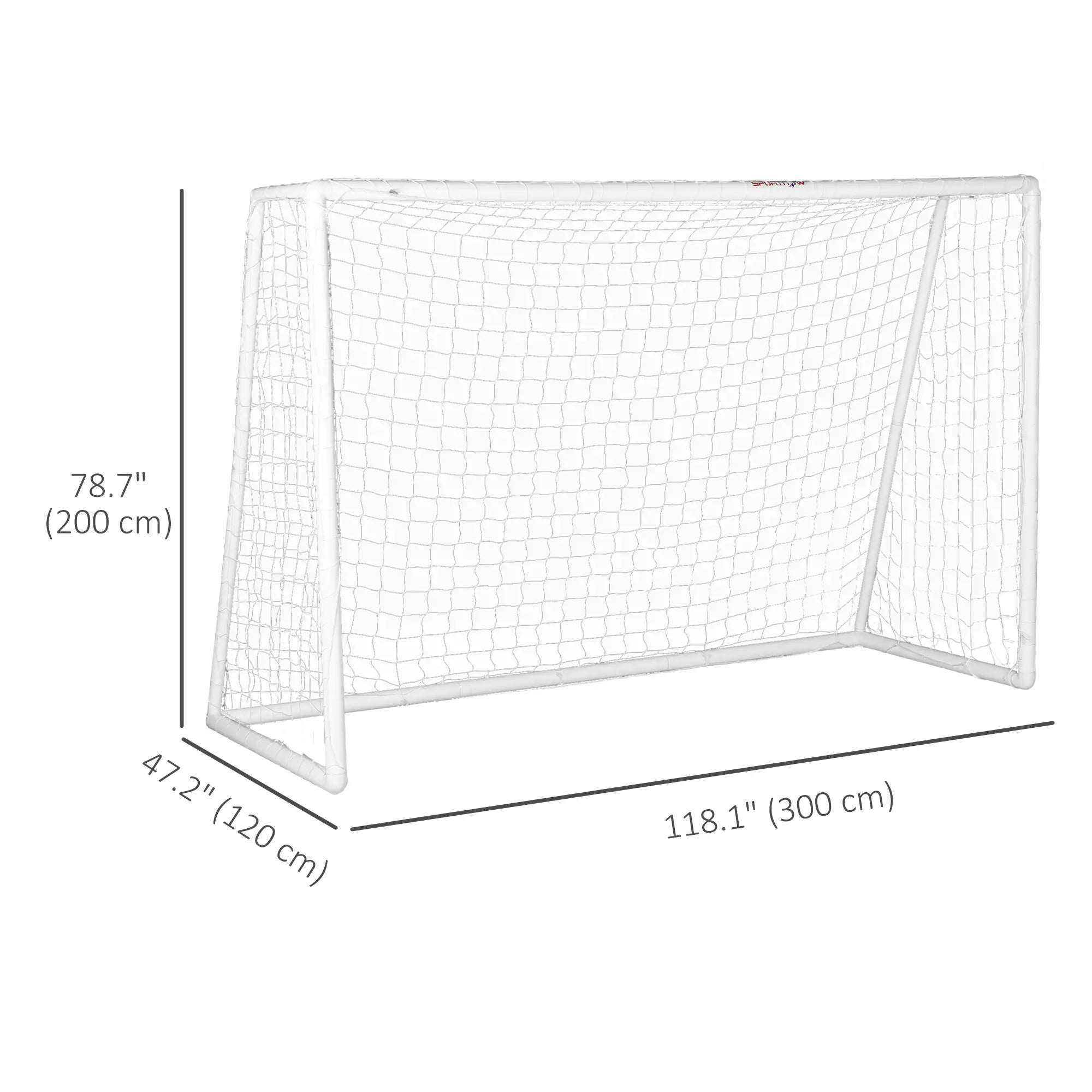 9.8 x 6.6ft Soccer Goal, Portable Practice Net with PE Net Football at Gallery Canada