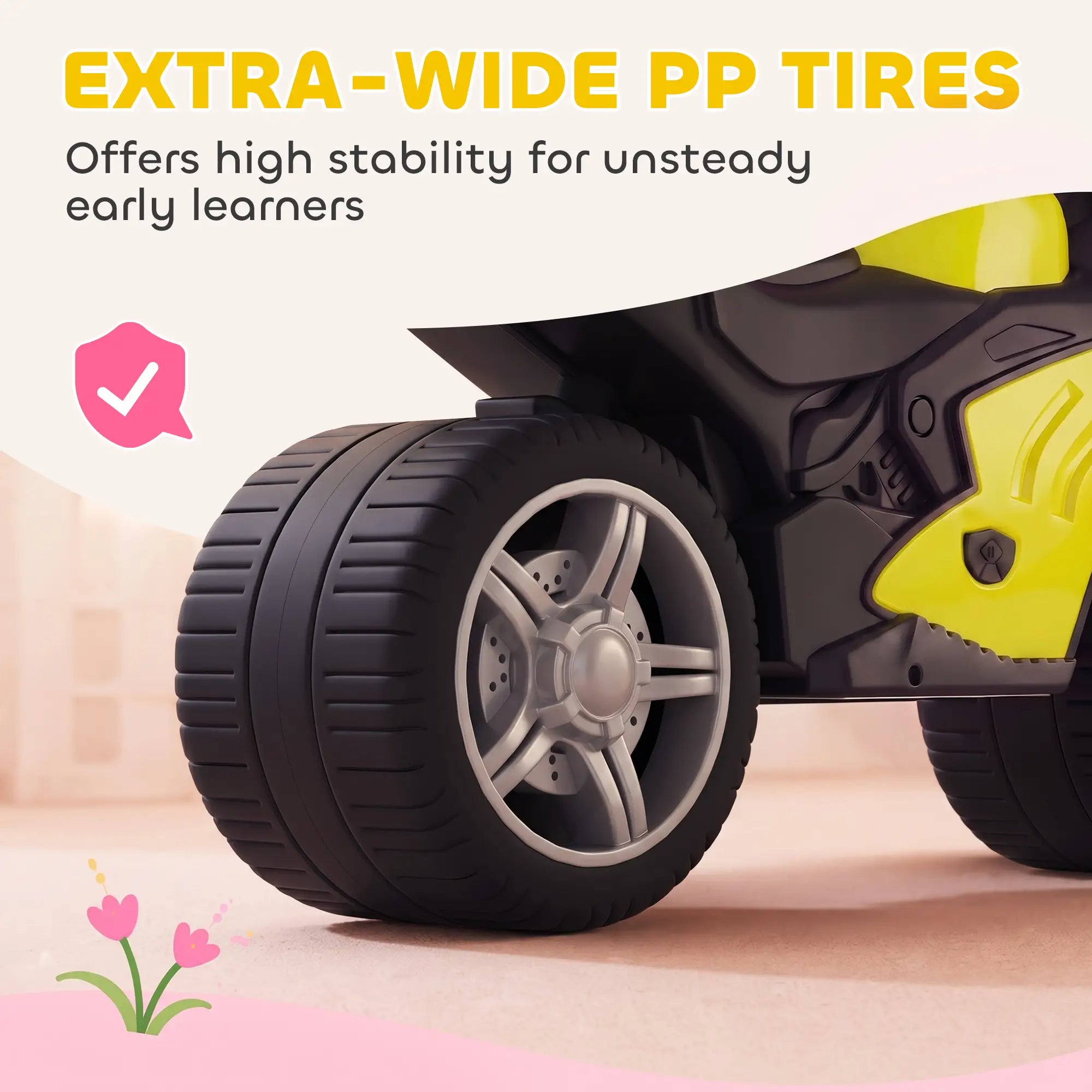 Balance Bike With Music, Wide Tires, Green Riding & Rocking Toys at Gallery Canada