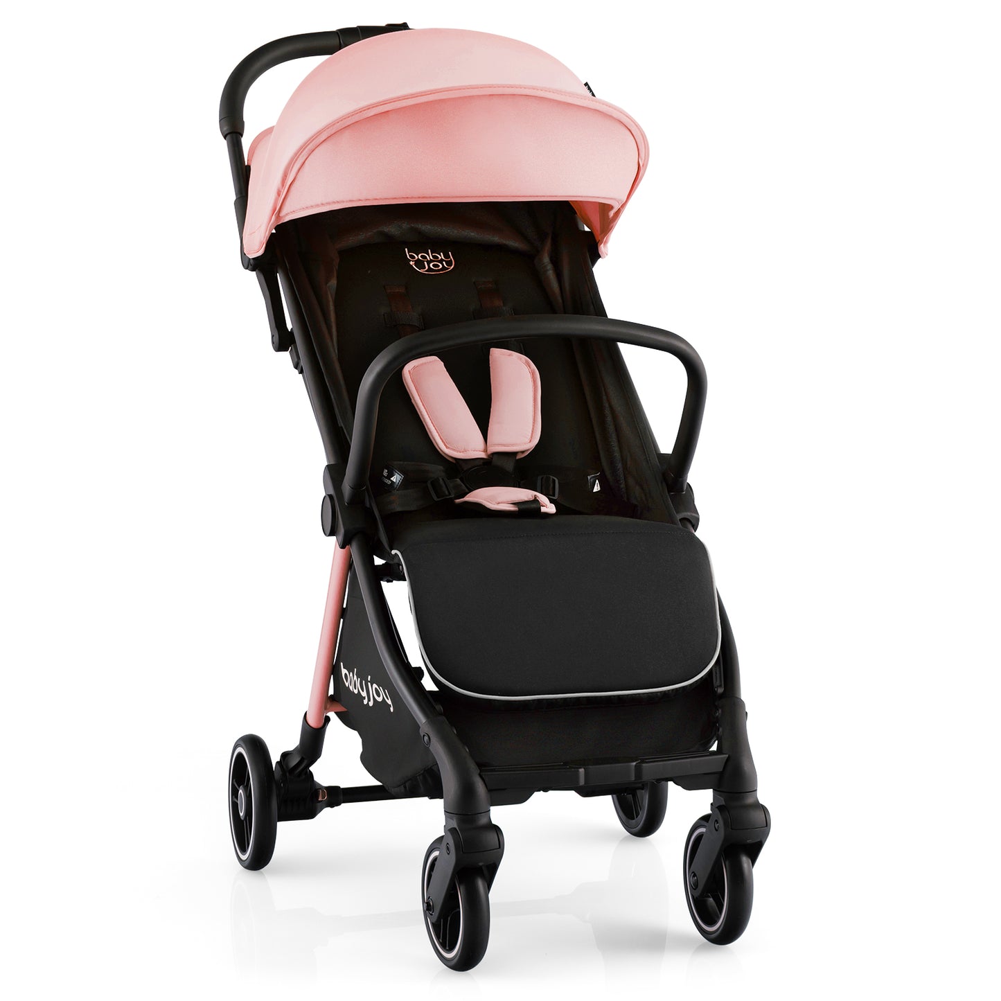 Portable Lightweight Stroller, Aluminum Frame, Pink Baby Strollers Pink at Gallery Canada