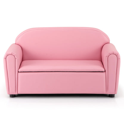 Kids Sofa Armrest Chair With Storage, Pink Kids Chairs & Seating at Gallery Canada