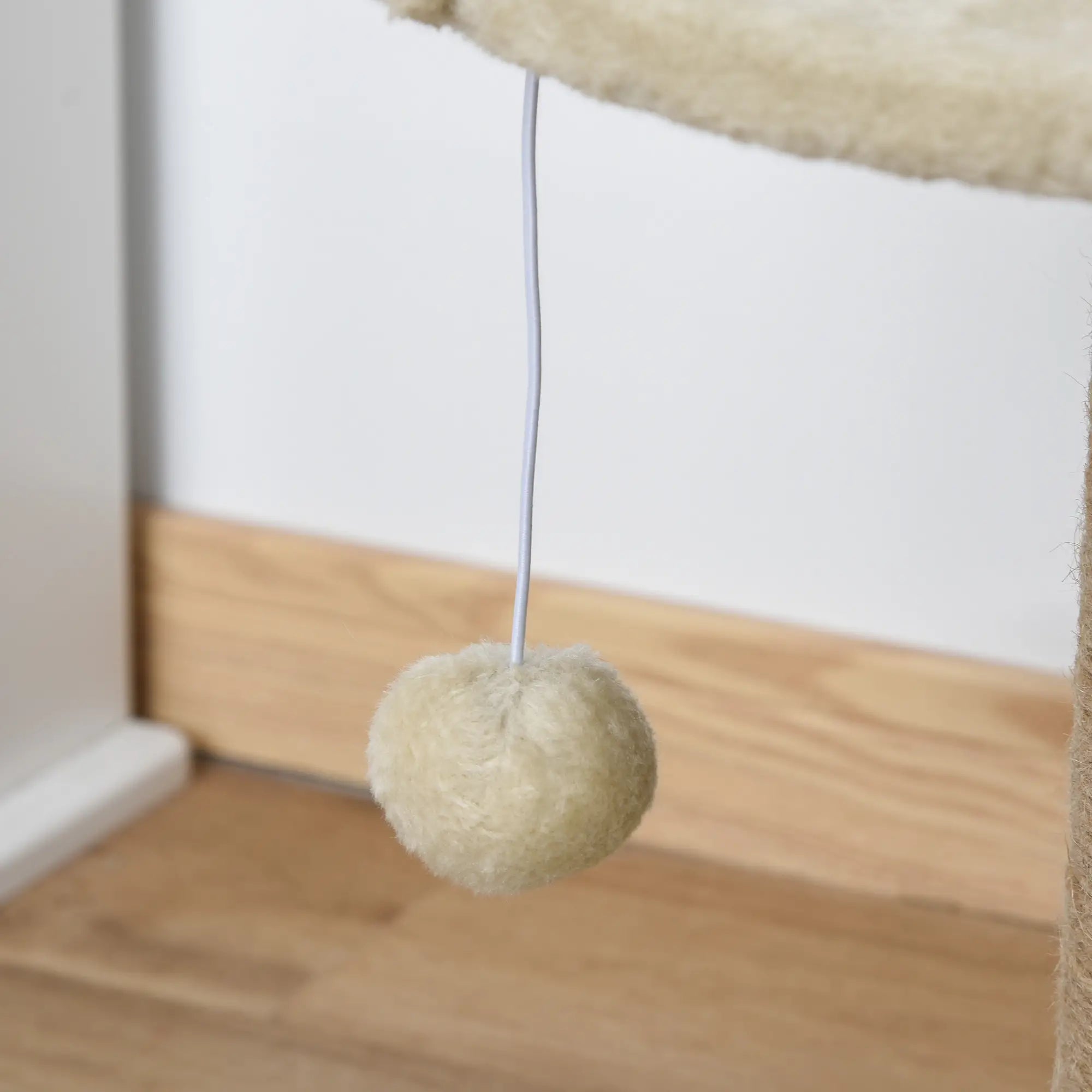 Cat Tree with Scratching Post, Toy Ball, Perch, 16