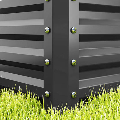 Galvanized Raised Garden Beds, Outdoor Planter Box, Set of 2, Light Grey Raised Garden Beds at Gallery Canada