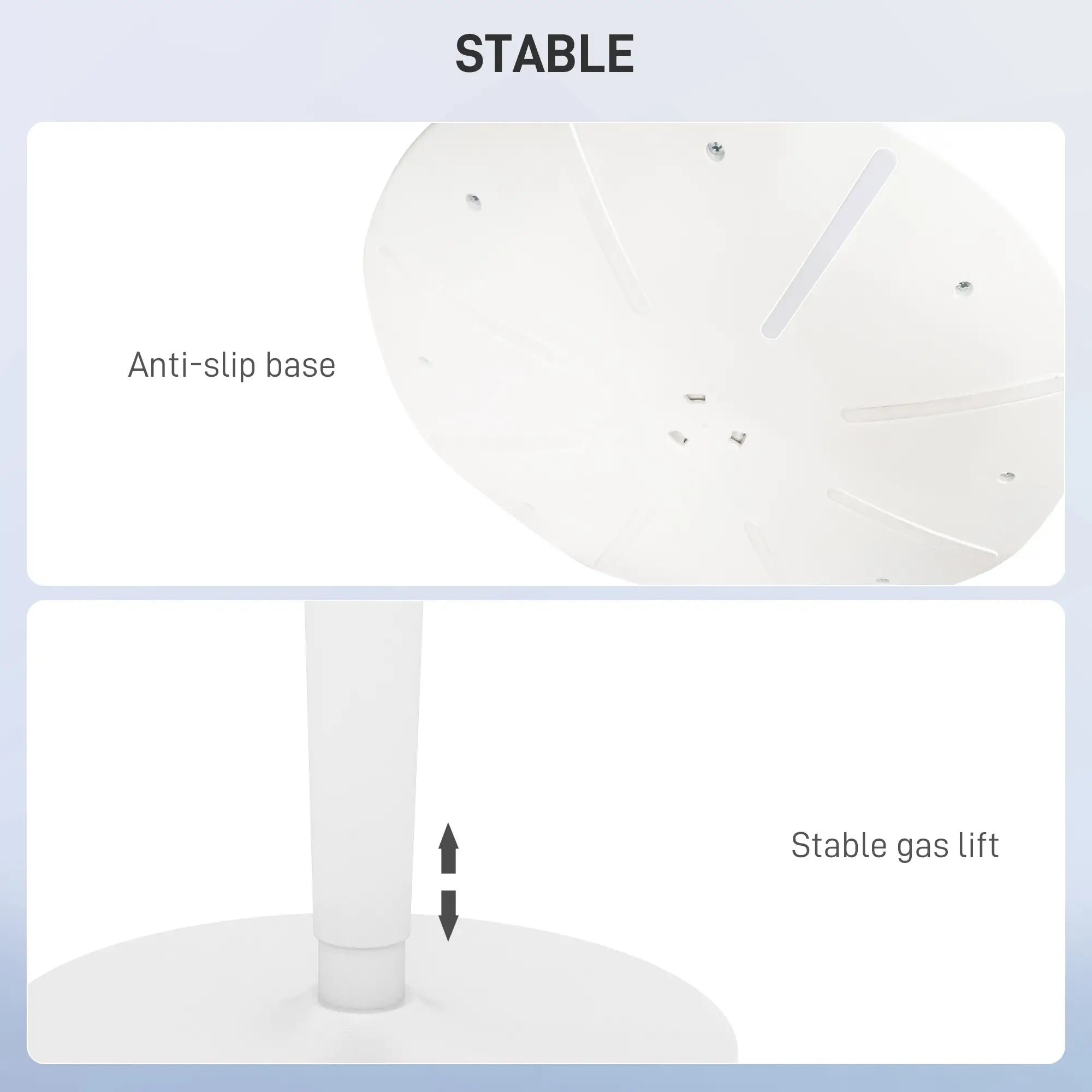 Standing Desk Stool, Ergonomic Wobble Chair, Adjustable, Grey Office Chairs at Gallery Canada