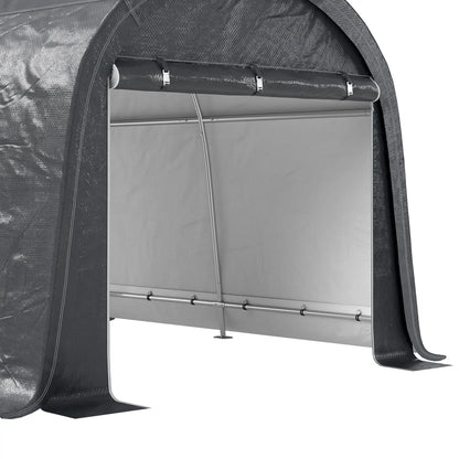 10' x 10' Outdoor Storage Tent, Heavy Duty Waterproof Shed for Bike, Motorcycle, Garden Tools Sheds at Gallery Canada