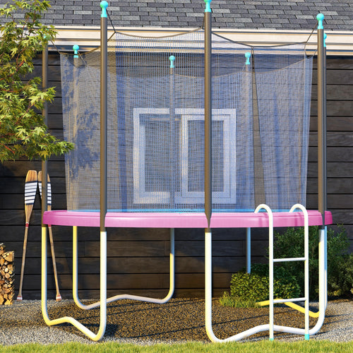 12FT Trampoline Spring Cover, Waterproof, Tear-Resistant, Pink