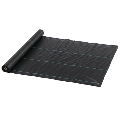 Weed Barrier Landscape Fabric 3ft X 164ft, Heavy Duty 2oz, Black Weed Barrier Fabrics Black at Gallery Canada