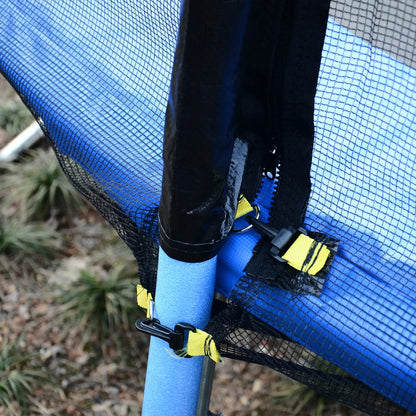 12FT Trampoline Net Enclosure, 8 Poles, Safety Accessories, Black Trampolines at Gallery Canada