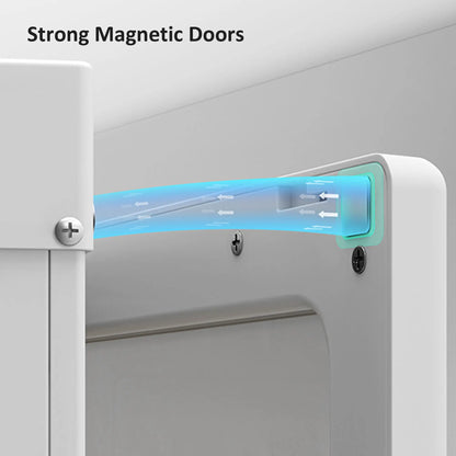 Portable Wardrobe Closet, Foldable Clothes Organizer, White Clothing Storage at Gallery Canada
