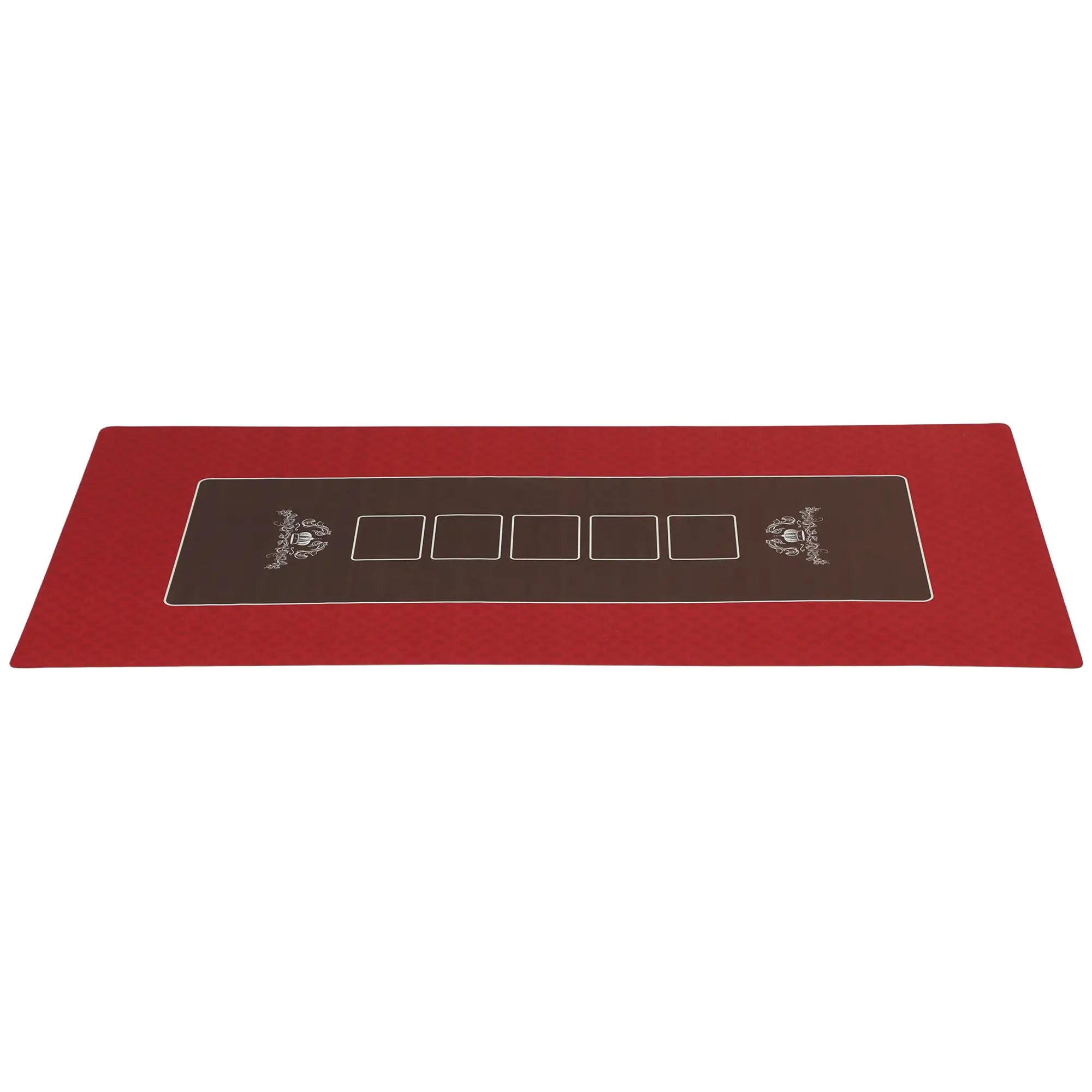 12 Player Poker Table Top Mat, Red Game Tables Red at Gallery Canada