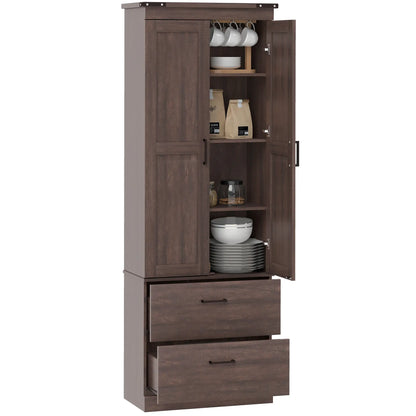 67" Tall Kitchen Pantry Cabinet, Doors, Drawers, Adjustable Shelves Kitchen Pantry Cabinets at Gallery Canada