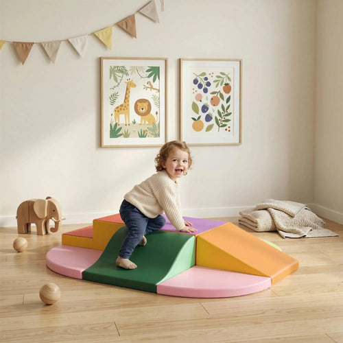 6-Piece Soft Play Set, 12-36 Months, Pink, Red