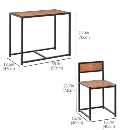 Industrial Dining Table Set for 2, Kitchen Table and Chairs Bar Sets at Gallery Canada