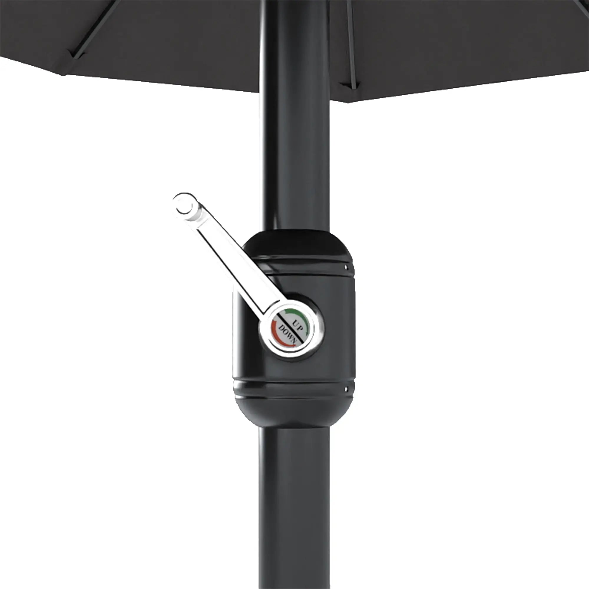 Double-Sided Patio Umbrella Sun Shade, Grey Sun Umbrellas at Gallery Canada