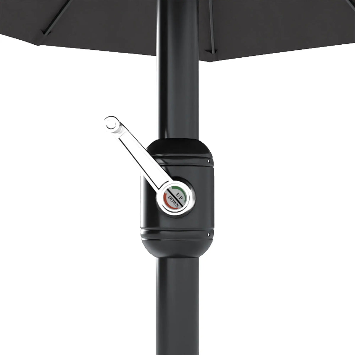 Double-Sided Patio Umbrella Sun Shade, Grey Sun Umbrellas at Gallery Canada