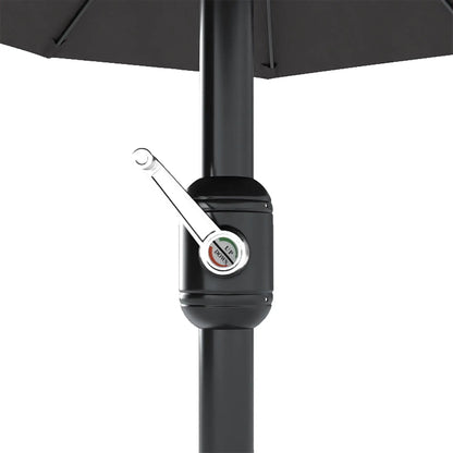 Double-Sided Patio Umbrella Sun Shade, Grey Sun Umbrellas at Gallery Canada