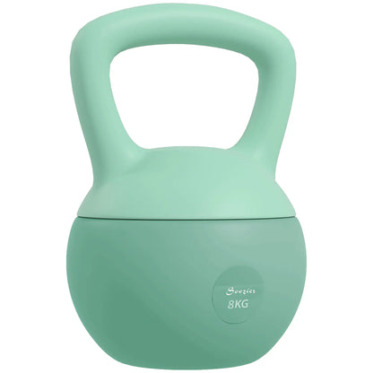 18 lb Soft Kettlebell, Sand Filled, Grip Handle, Full Body Workout Strength Training Equipment at Gallery Canada