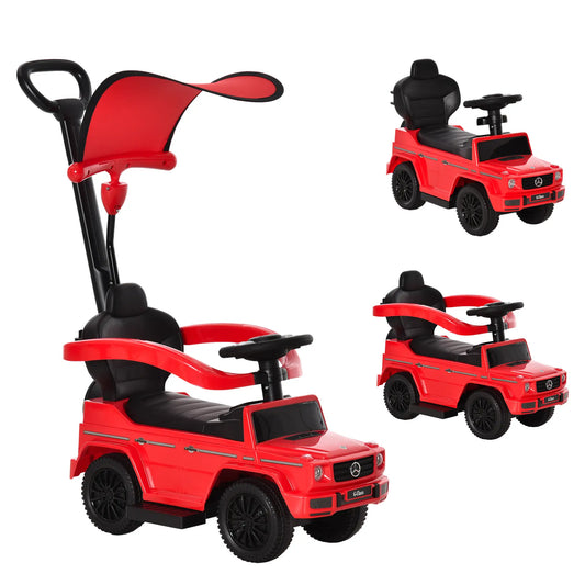 G350 Licensed Push Car, 3-in-1 Toddler Sliding Car, Red Electric Ride On Toys Red at Gallery Canada