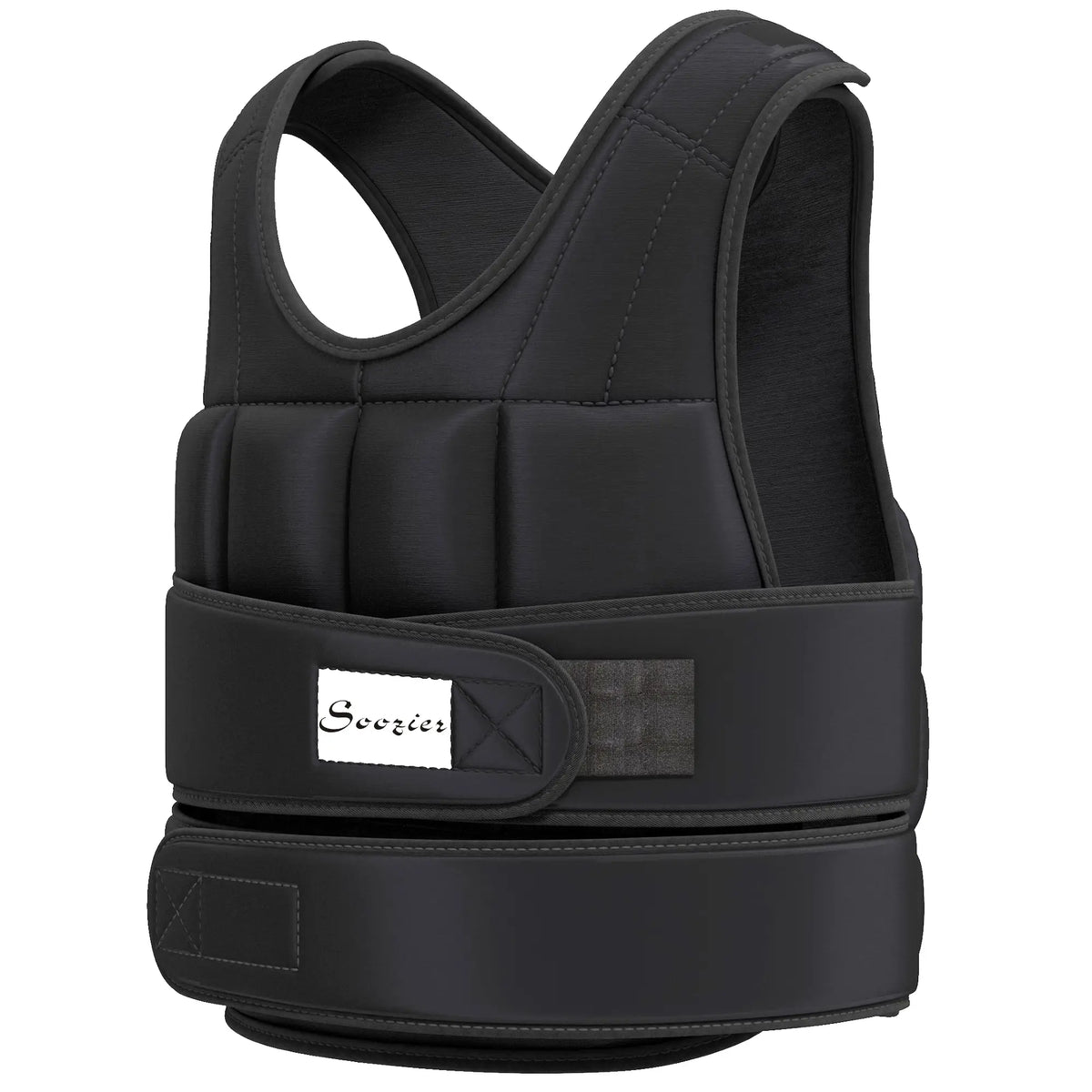 22lbs Weighted Vest, Adjustable Running Vest, 38 Weight Bags, Black Strength Training Equipment Black at Gallery Canada
