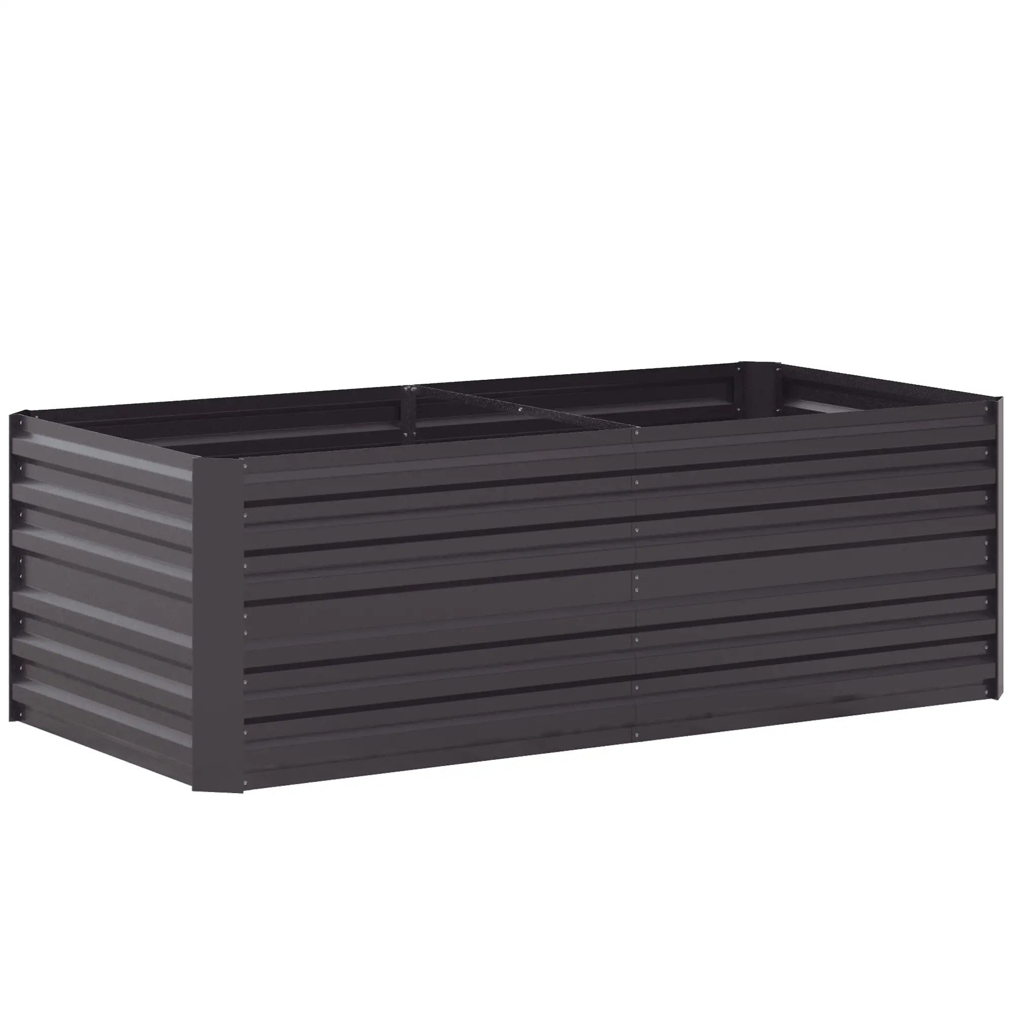 Galvanized Raised Garden Bed, Steel Outdoor Planter, 71
