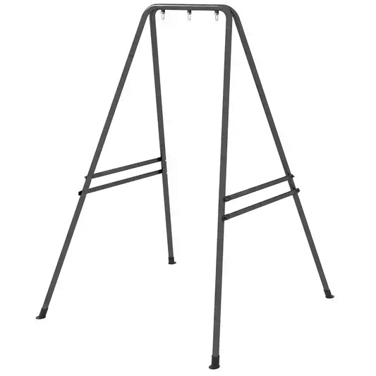 Heavy Duty Metal Hammock Chair Stand, 48.8" x 56.3" x 70.9", Black Hammock Stands Black at Gallery Canada