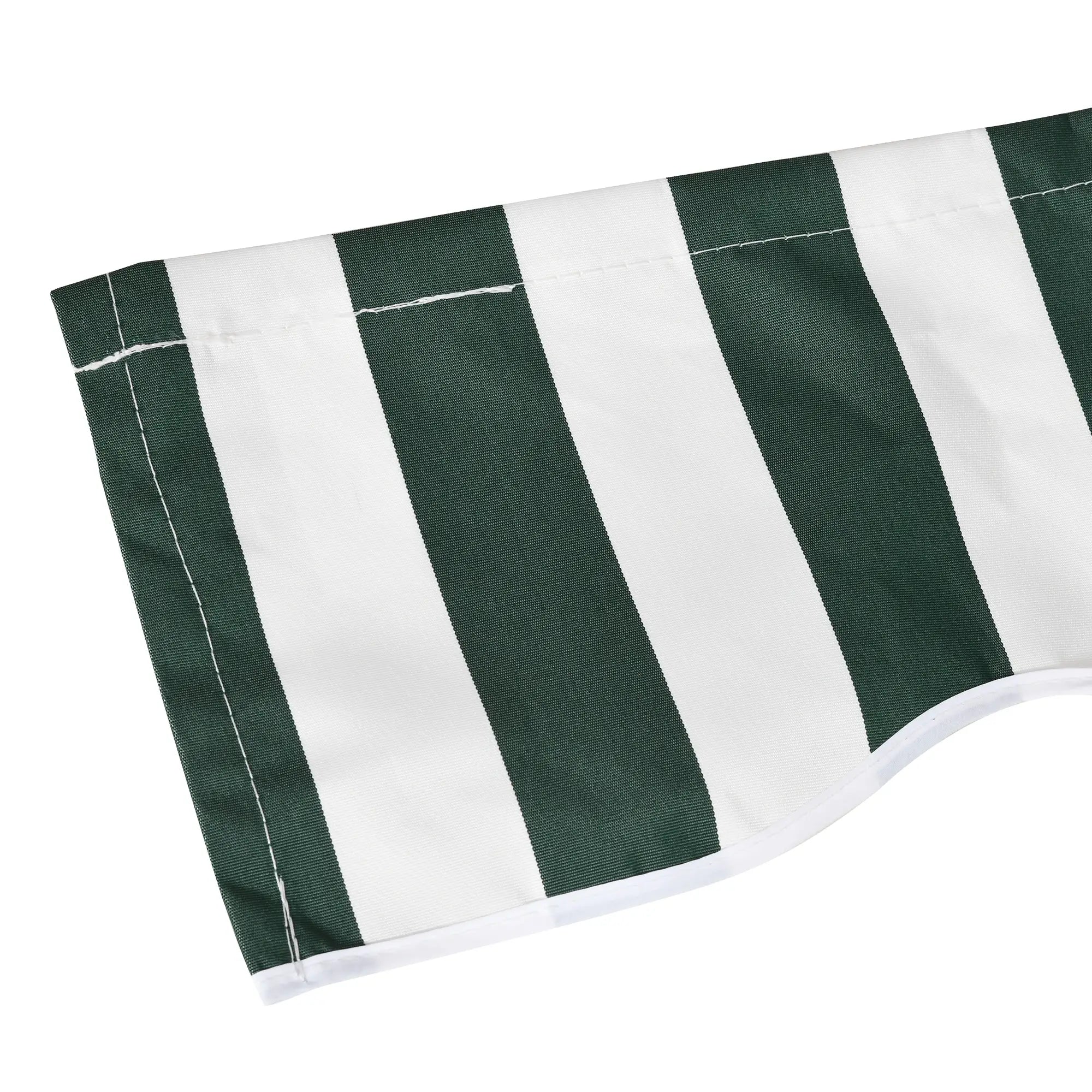 11' X 10' Retractable Awning Fabric Replacement, Uv Protection, Green And White Awning Fabric Replacement at Gallery Canada