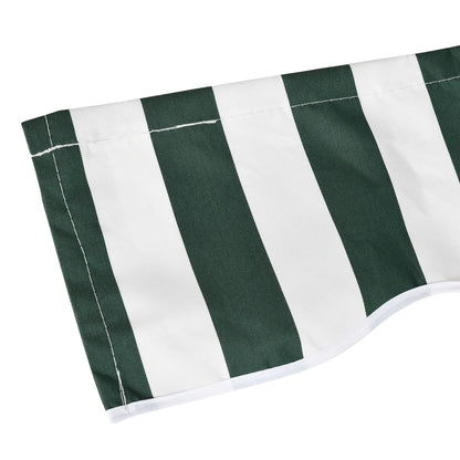 11' X 10' Retractable Awning Fabric Replacement, Uv Protection, Green And White Awning Fabric Replacement at Gallery Canada