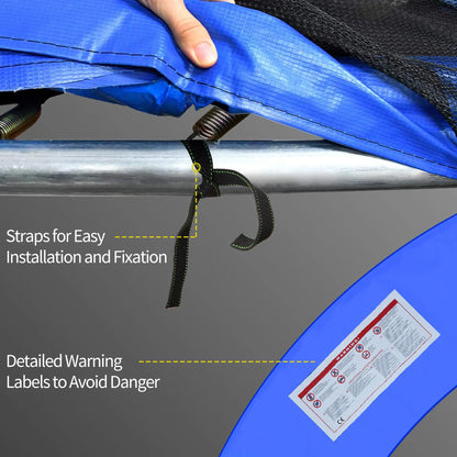 8ft Trampoline Pad, 96" Spring Safety Cover, EPE Foam, Colorful Trampolines at Gallery Canada