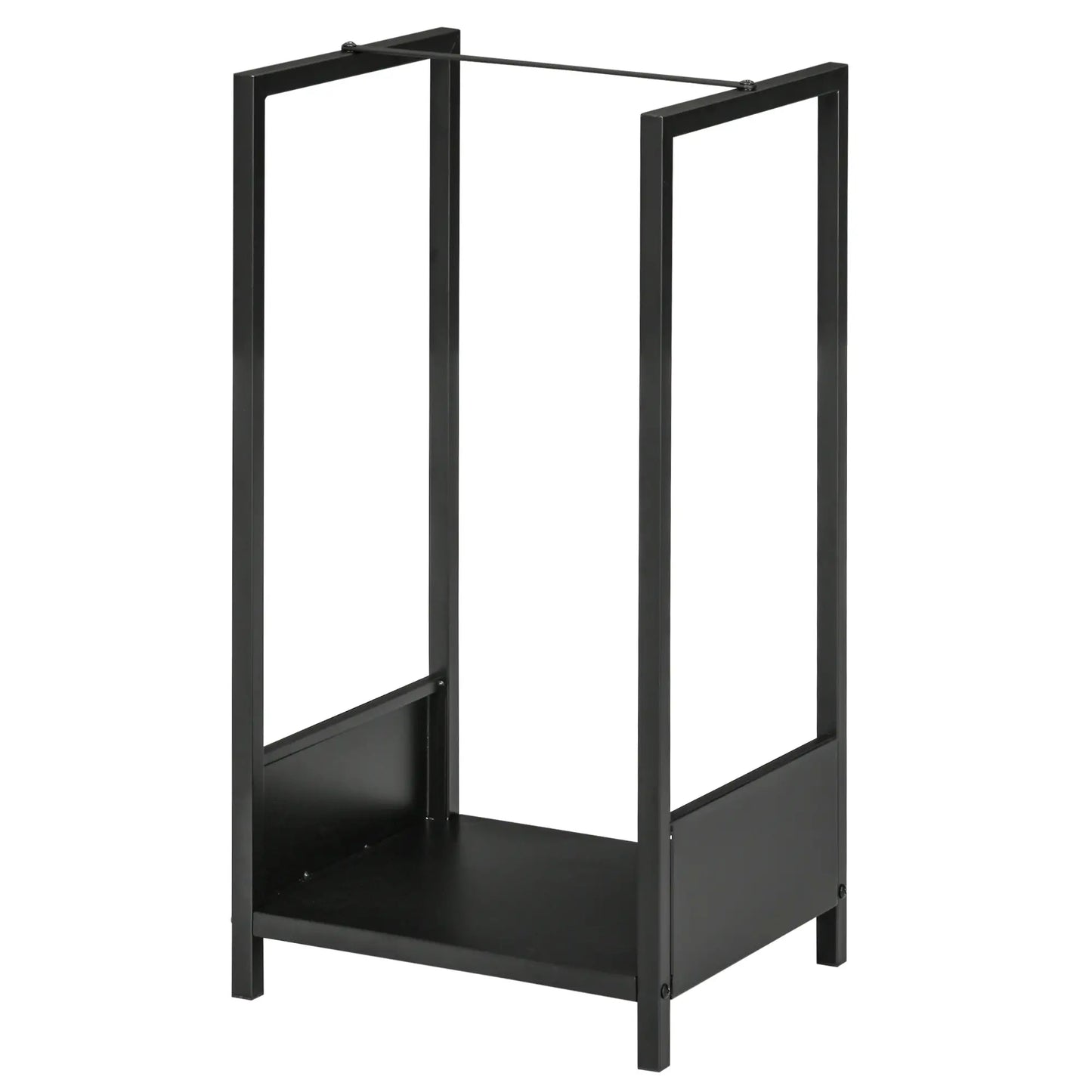 Firewood Rack, Log Holder, Indoor Outdoor Wood Storage, 15.4" x 13.8" x 29.9", Black Firewood Racks at Gallery Canada