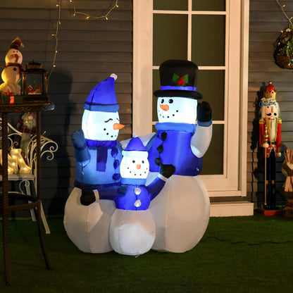 1.2M Tall LED Lighted Christmas Inflatable Snowmen, Outdoor Indoor Decor Christmas Inflatables at Gallery Canada
