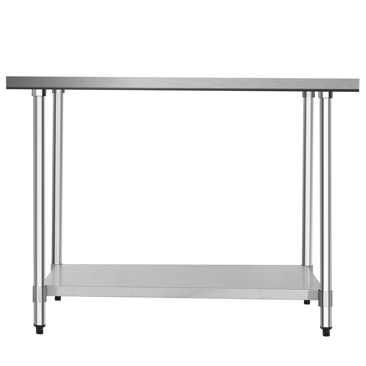 30 x 48 Inch Stainless Steel Table, Commercial Kitchen Worktable, Silver Kitchen Tools at Gallery Canada