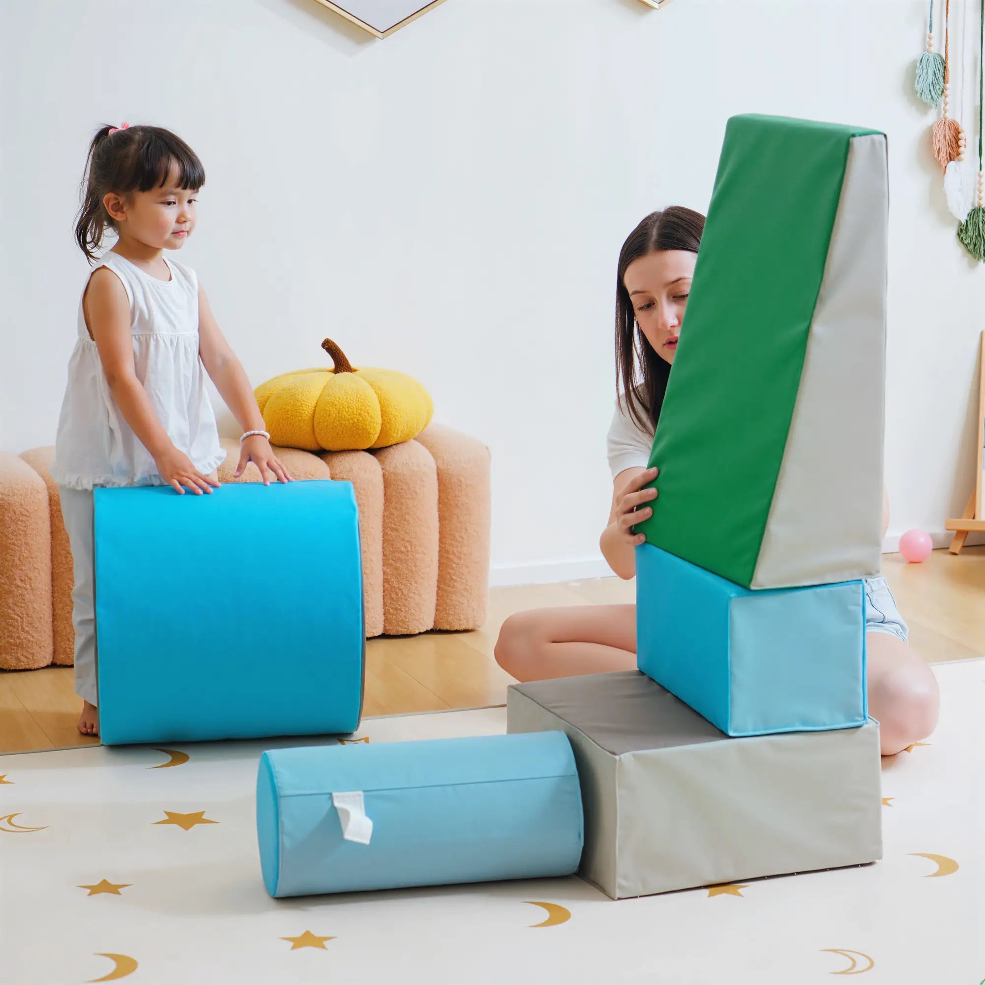 5 Piece Climb and Crawl Activity Playset Soft Safe Foam for Toddler Learning Toy Baby Gym & Playmats at Gallery Canada