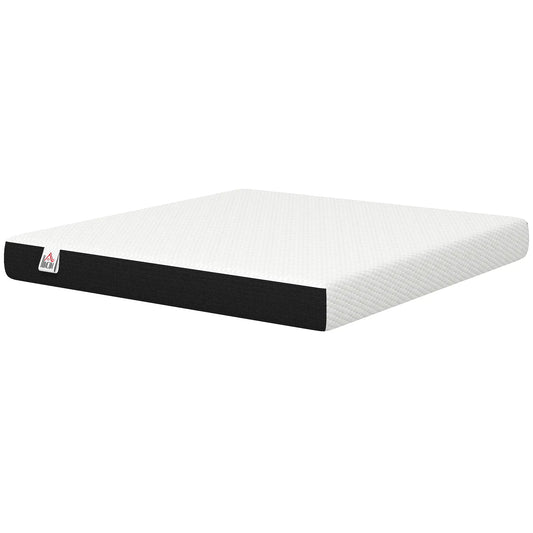 8 Inch Memory Foam Mattress, King, Medium Firm, CertiPUR-US Mattresses White, Grey at Gallery Canada