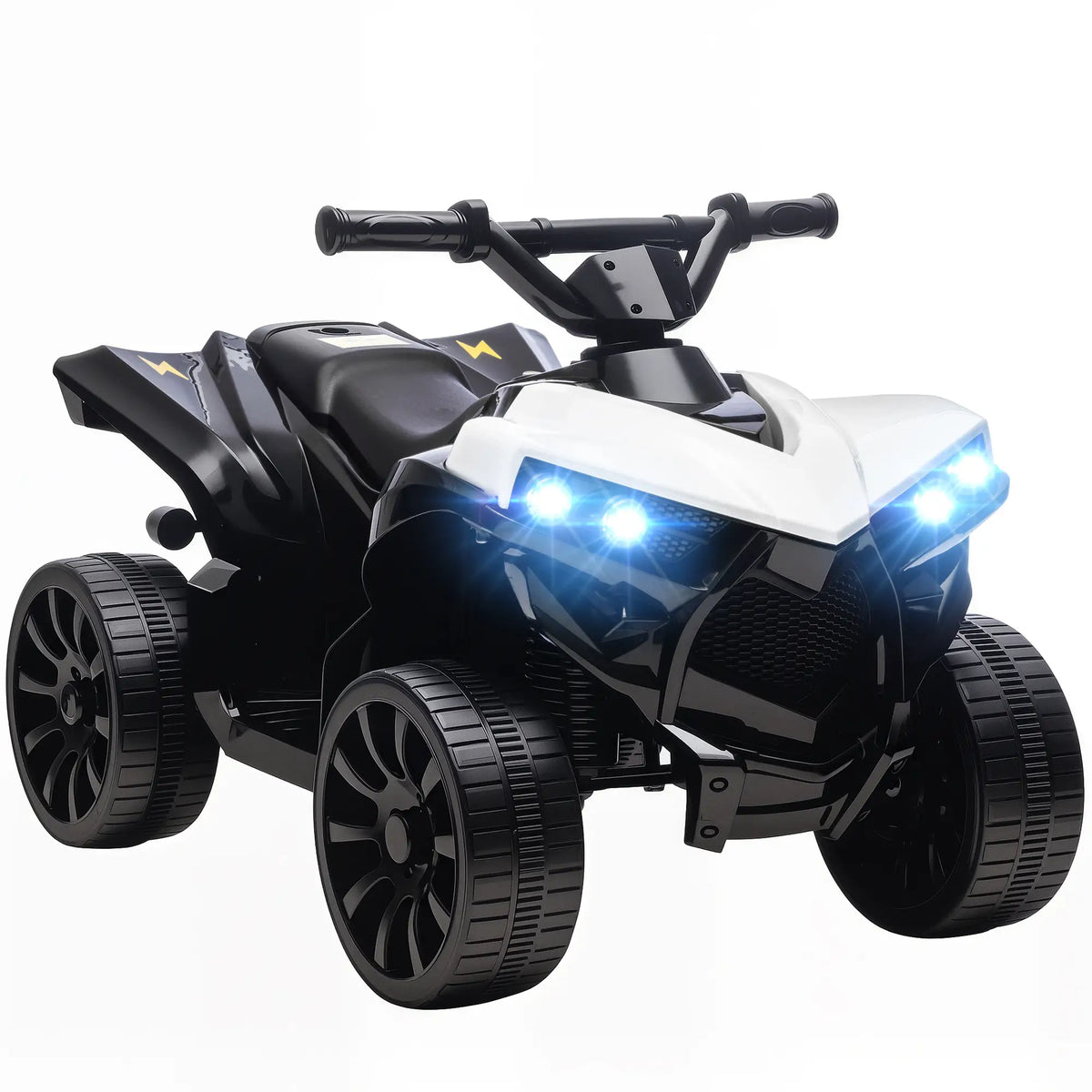 6V Kids ATV, 4 Wheeler Ride On Car, White Electric Ride-On Toys at Gallery Canada