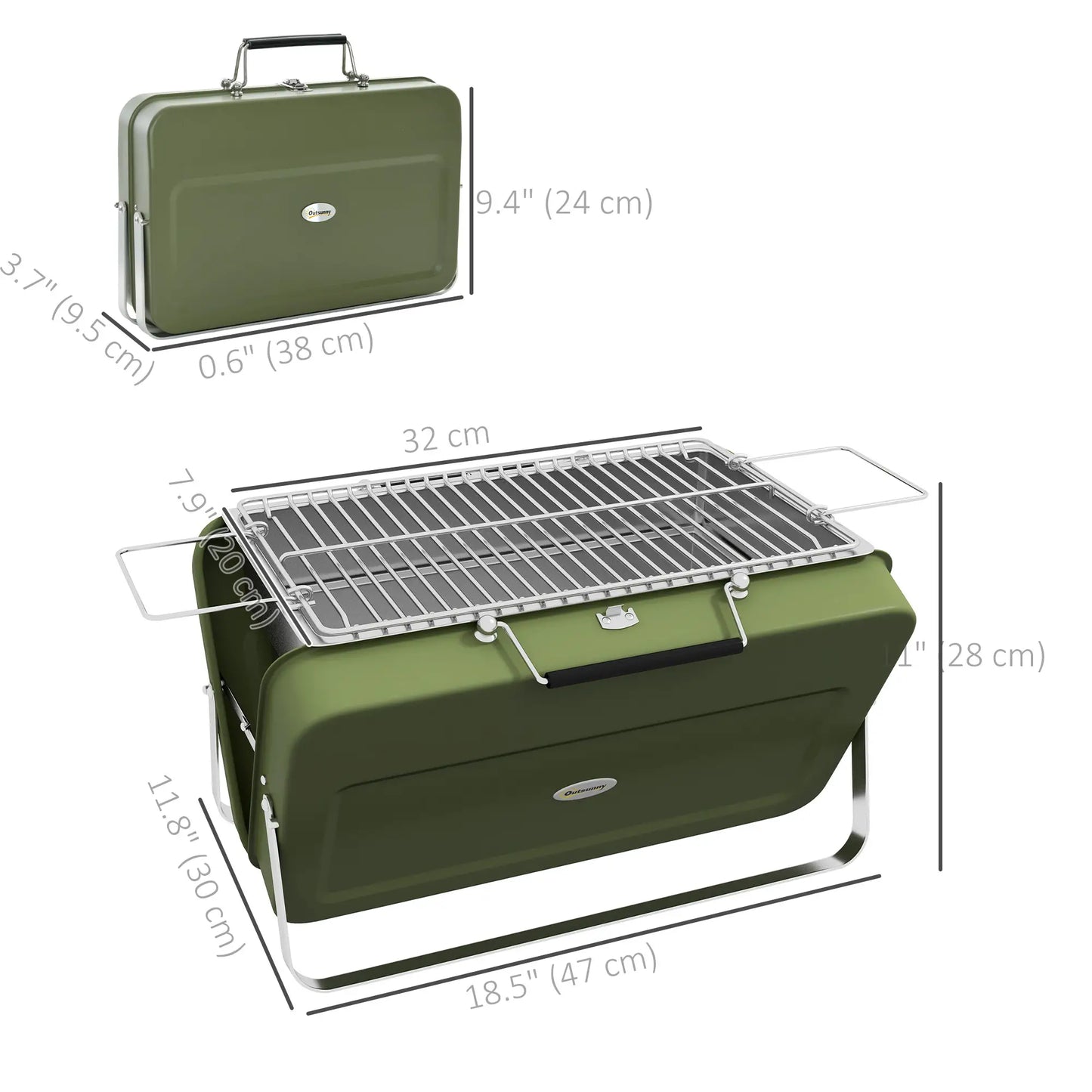 Portable BBQ Grill, Metal, Black Charcoal BBQ Grils at Gallery Canada