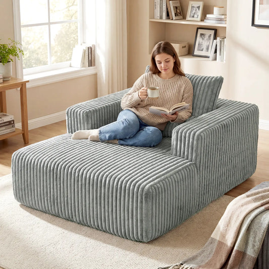 Sofa Bed, Sleeper Chair Bed, Single, Grey Single Sofas Grey at Gallery Canada