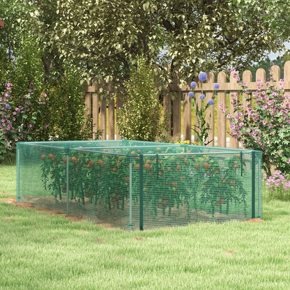 8.1' x 4.1' Plant Protection Cage, Zipper Roll-Up Door, Galvanised Steel Frame Greenhouses at Gallery Canada