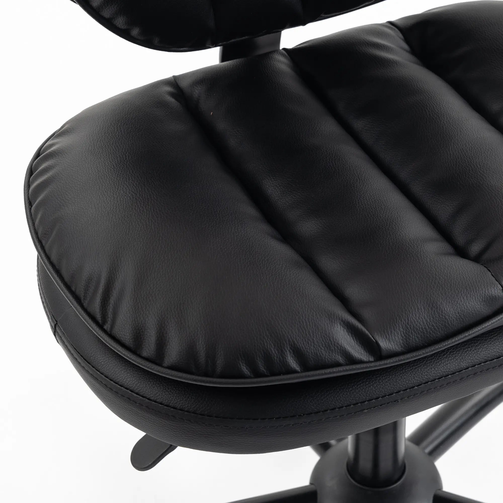 Ergonomic Cross Legged Office Chair, Swivel Meditation Desk Chair, Black Task Chairs at Gallery Canada
