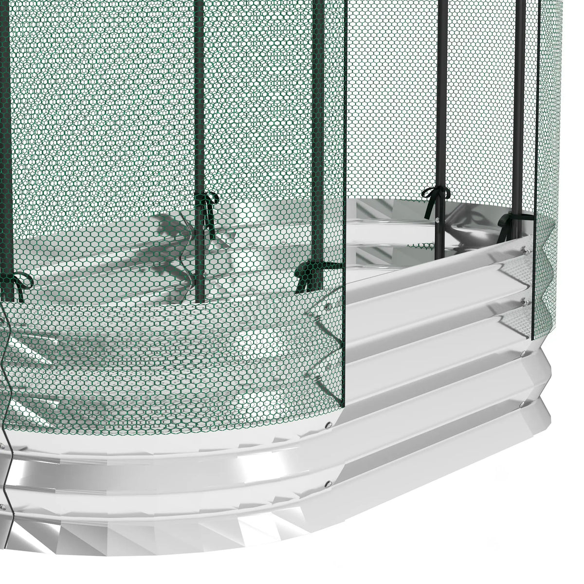 Galvanized Raised Garden Bed, Crop Cage Net Cover, Outdoor Planter Box Raised Garden Beds at Gallery Canada