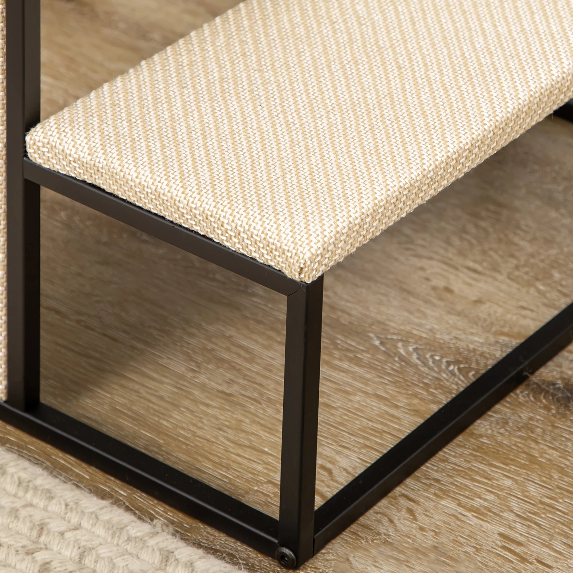 20 3-Step Cat Stairs, Carpeted Ladder Ramp, Scratching Board, Cream White Dog Stairs at Gallery Canada