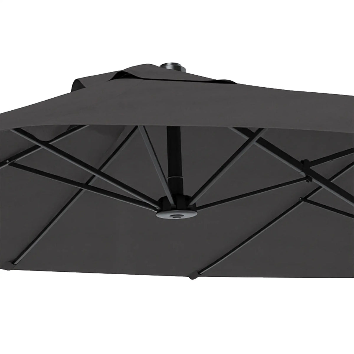 Double-Sided Patio Umbrella Sun Shade, Grey Sun Umbrellas at Gallery Canada