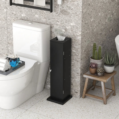 Small Toilet Paper Cabinet, Bathroom Corner Storage, Black Bathroom Cabinets at Gallery Canada