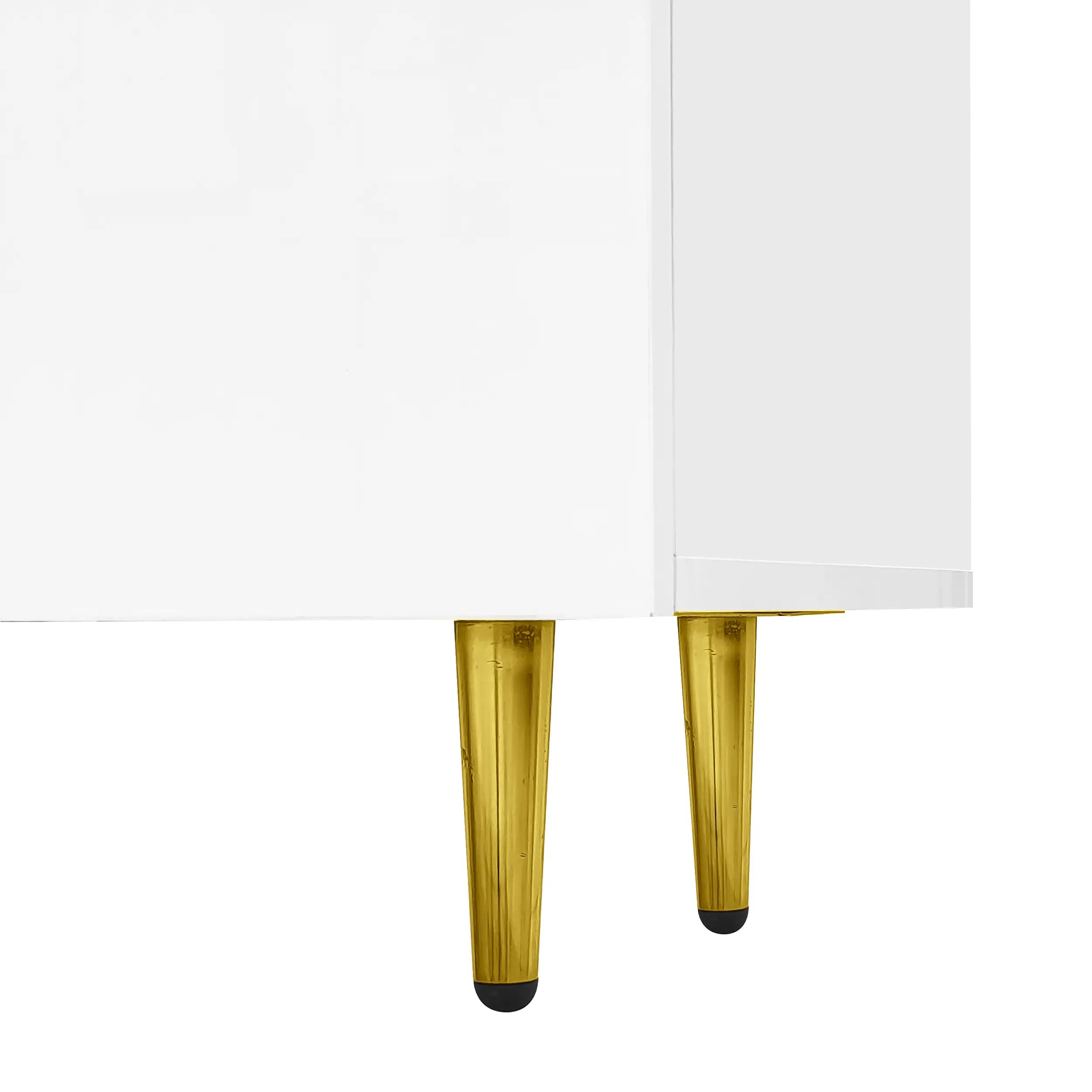 Modern TV Stand, 4 Doors, Soft-Close Hinges, 67