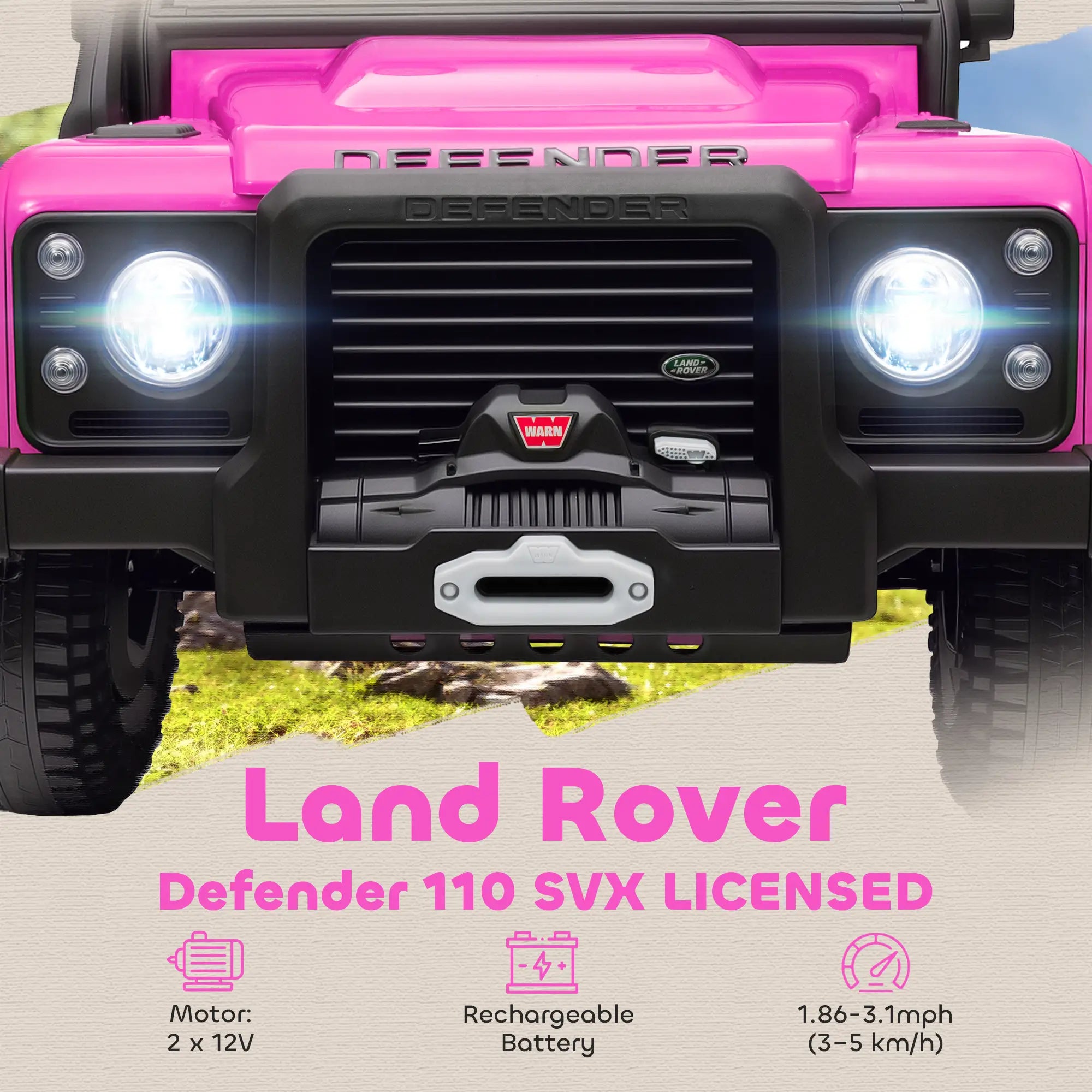 Kids Ride On Truck with Remote Control, 3 Speed, Pink Electric Toy Cars at Gallery Canada