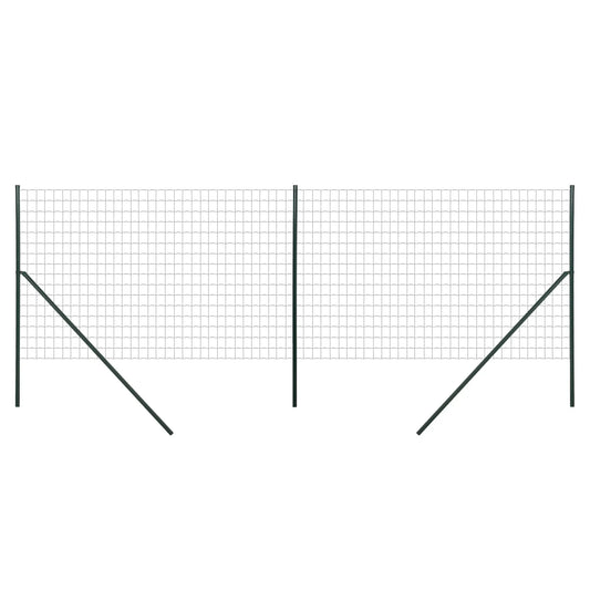 Garden Fence Barrier, Welded Fence Roll, Green Plastic-Coated Steel, Green Garden Fences Green at Gallery Canada