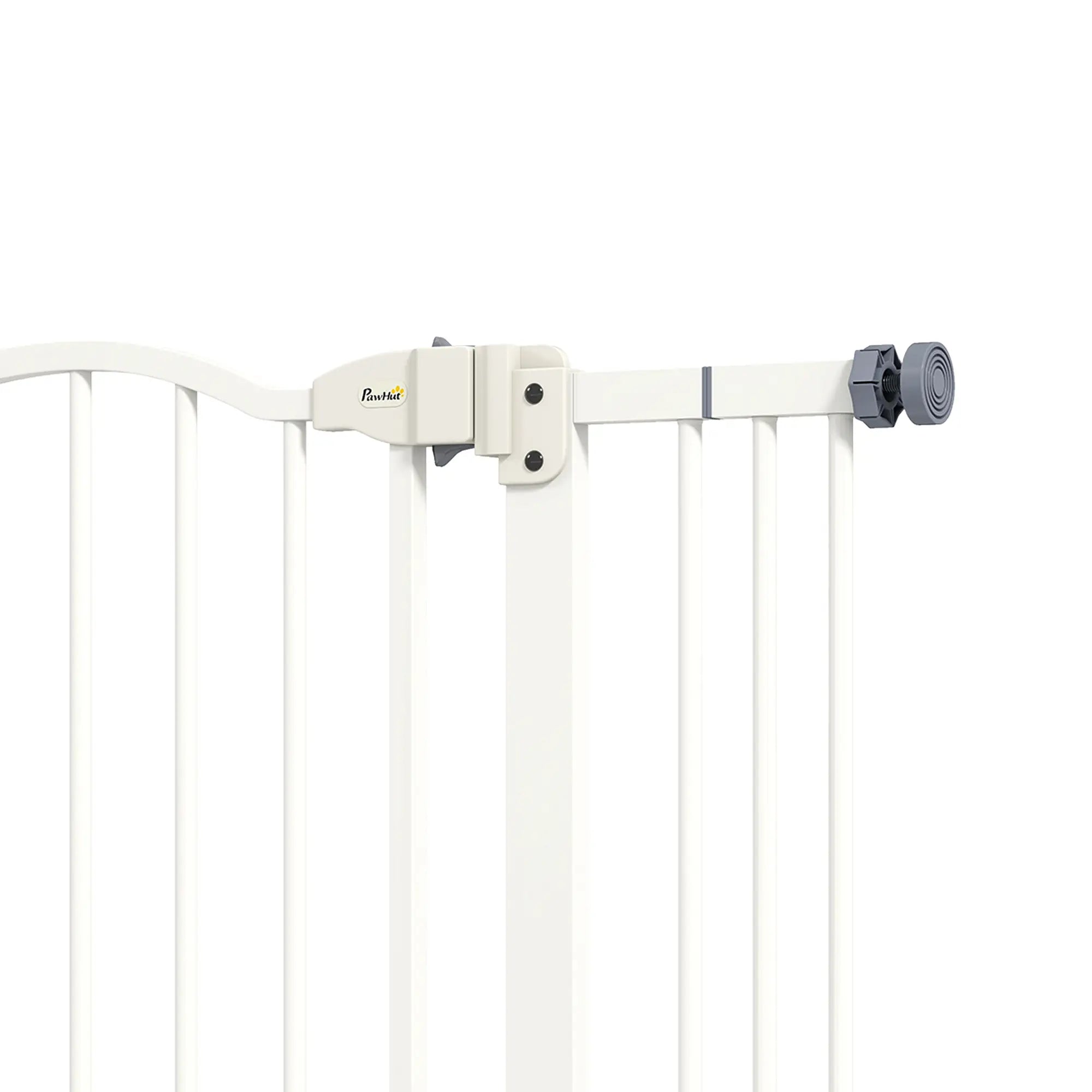 Extra Tall Dog Gate with Door, Pressure Fit, Auto Close, 29-39 Inches, White Houses, Kennels & Pens at Gallery Canada