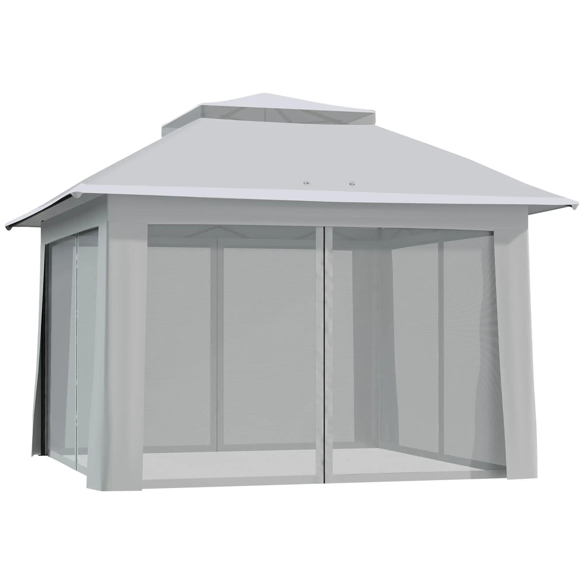12' X 12' Foldable Pop-Up Party Tent, Light Grey