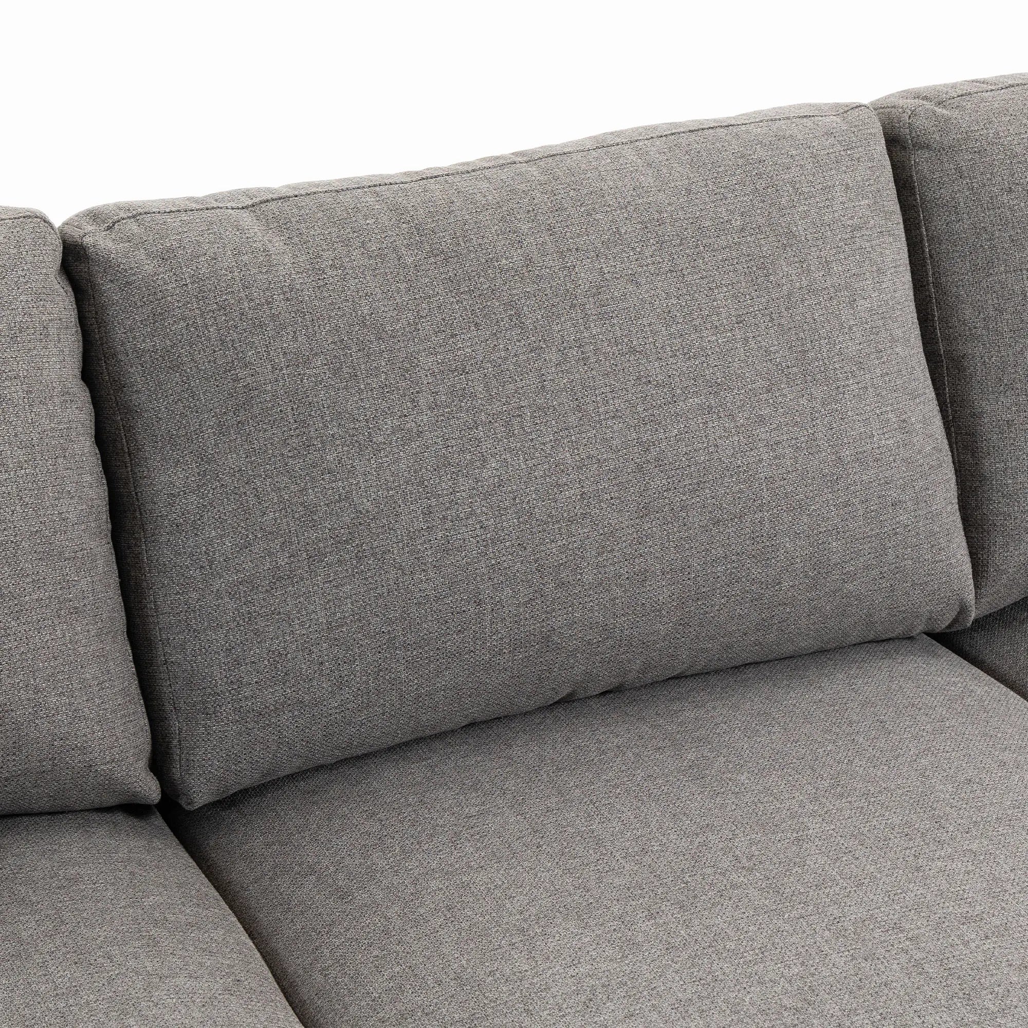3-Seater Sofa With Storage Pockets, Grey 3-Seater Sofas at Gallery Canada